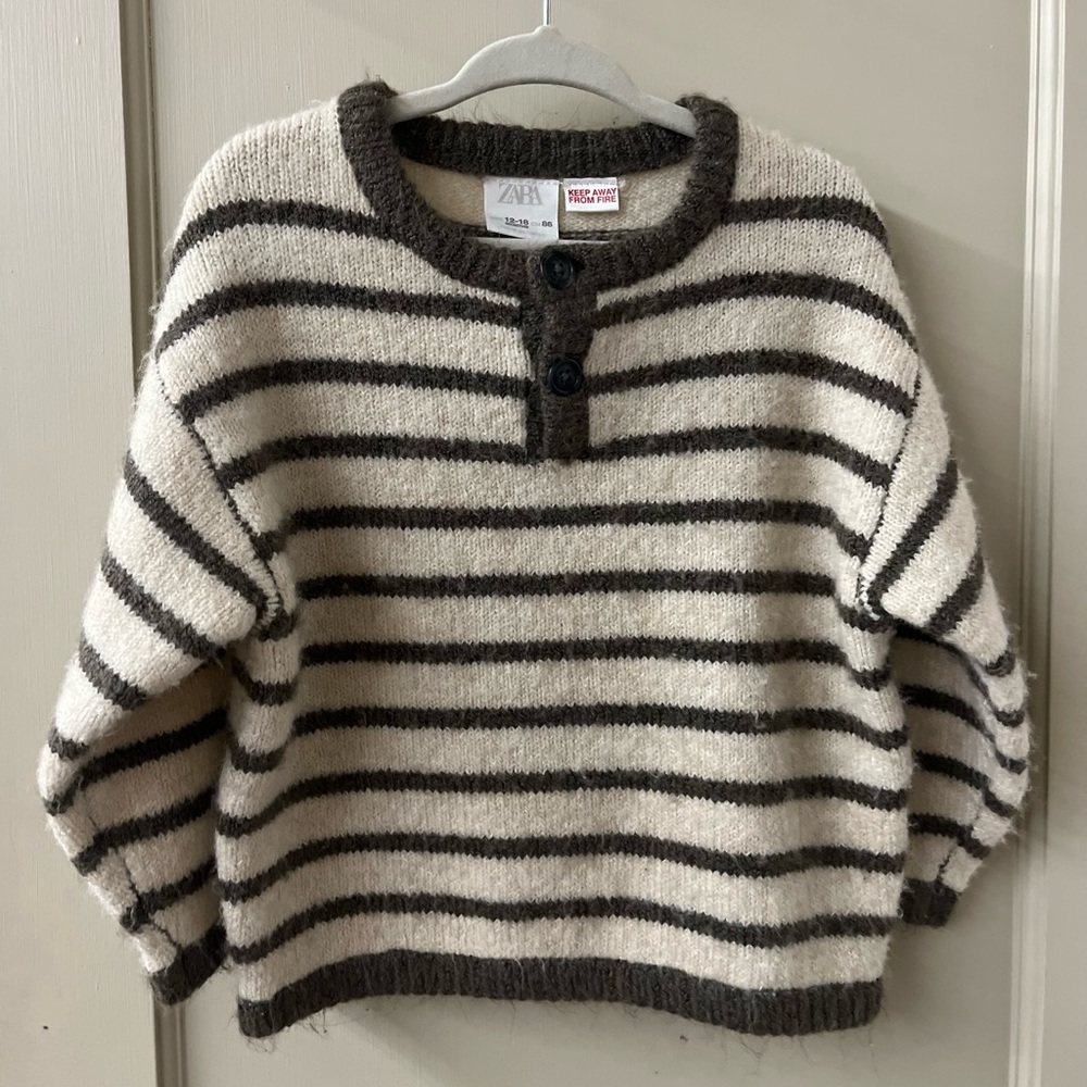 ZARA knit sweater 12-18 months